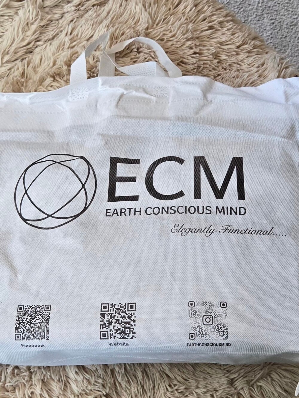 ECM 3pc Vegan Tote Set - #1465 - Picture 7 of 12